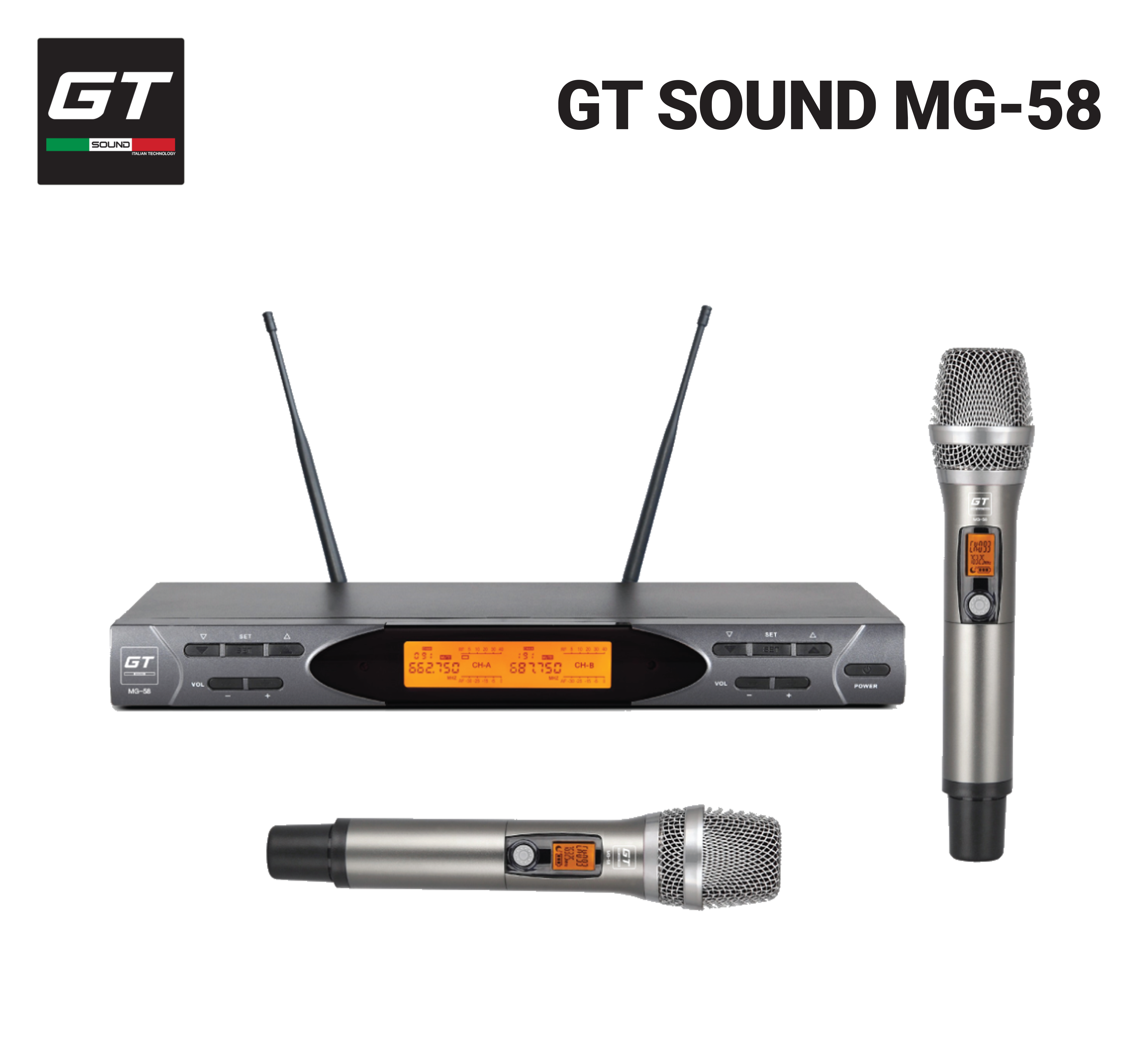 MIC KHÔNG DÂY GT SOUND MG58